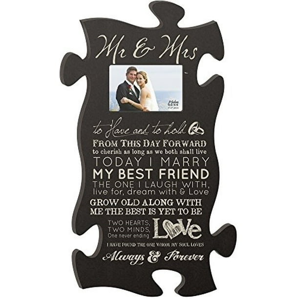 Graham Dunn Forever Classic White 6 X 6 Wood Mini Puzzle Piece Wall Photo Frames P Graham Dunn Forever Classic White 6 X 6 Wood Mini Puzzle Piece Wall Photo Frames P
